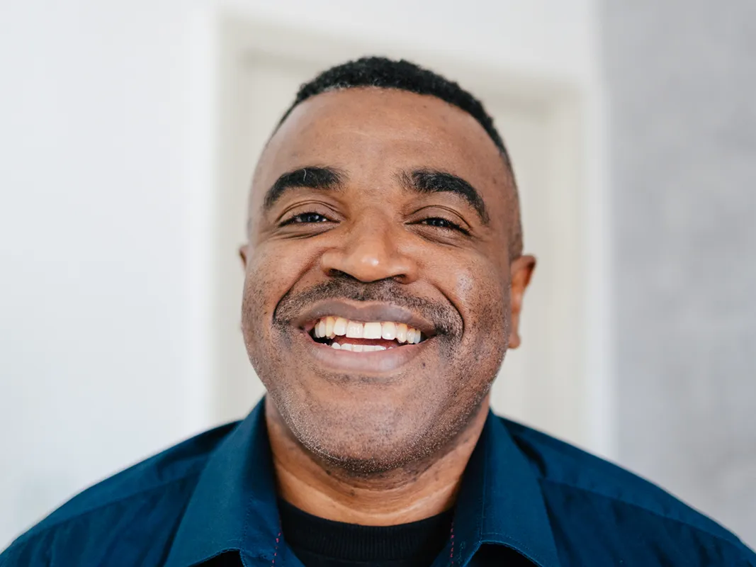 Portrait of man with confident smile